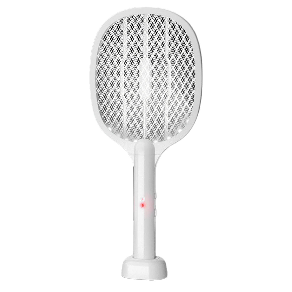 2in1 Electric Fly Swatter Rechargeable Mosquito Killer Lamp Bug Zapper Racket Anti Mosquito Swatter Fly Trap for Indoor Outdoor