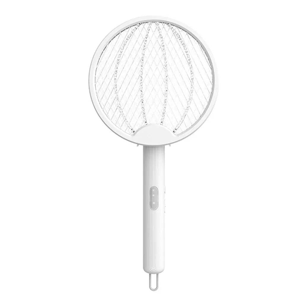 2in1 Electric Fly Swatter Rechargeable Mosquito Killer Lamp Bug Zapper Racket Anti Mosquito Swatter Fly Trap for Indoor Outdoor