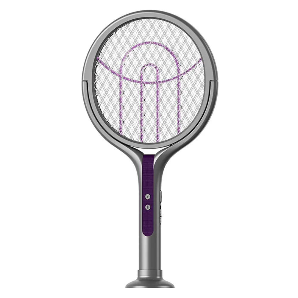 2in1 Electric Fly Swatter Rechargeable Mosquito Killer Lamp Bug Zapper Racket Anti Mosquito Swatter Fly Trap for Indoor Outdoor